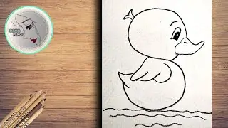 How to draw a Duck 🦆 | Easy way to draw duck - step by step | Drawing Video