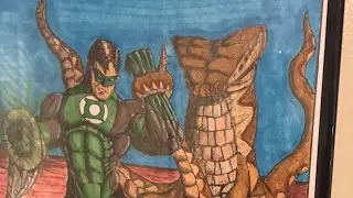 GCI is live! DRAWING OCTA-VIPER FROM GREEN LANTERN COVER
