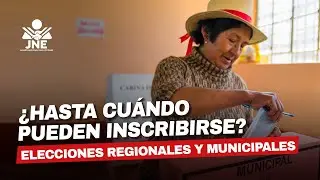 Elecciones Regionales y Municipales 2026: ¿Hasta cuándo pueden inscribirse para participar?