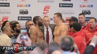 Wladimir Klitschko vs. Bryant Jennings full video- Full weigh in + face off