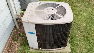 1989 Carrier TECH 2000 (38YH) Heat Pump - Startup & Run (cool mode)
