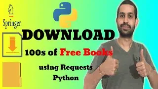 Requests Python 3 - Download Files (Free books) with requests-html and requests Python 3