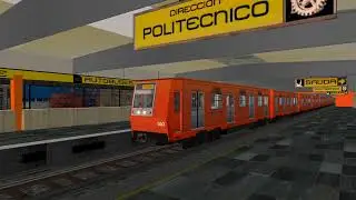 Alstom MP 68 R93 Linea 5 metro CDMX OpenBVE 