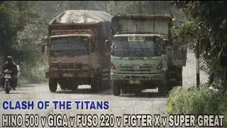 TRUK MUATAN BATU BARA 50 TON MENUJU JABAR