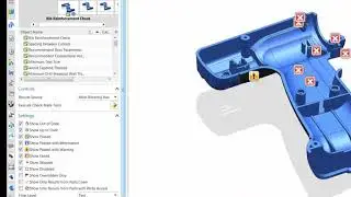 NX DFMPro for Injection Molding application