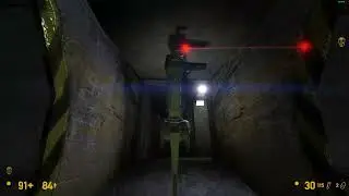 Killing Ichthyosaur by reprogrammed turret (Black mesa)