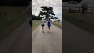 Parkrun #19- me and my friend at the start until finished! #parkrunner # #parkruntourism #parkrun