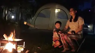 1ST TIME BACKYARD FAMILY CAMPING w/ 3 Y.O [ SURPRISE] 13 CELCIUS in Quezon City!