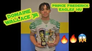 Domaine Wallace Jr| #11| Prince Frederick Eagles 14U| RB/LB