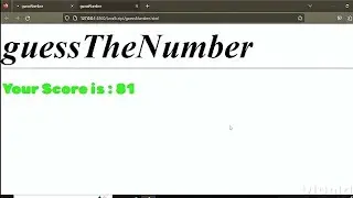 GuessNumberGame Using HTML, CSS, Java script ✨