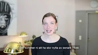 Undervisningsminister Li Anderssons v&aring;rh&auml;lsning till yngre barn