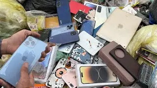 🤑😍Found Platinum - Money Dollar and Many Broken Phone At Landfill !!