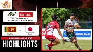 Highlights| Sri Lanka vs Japan| Men's Cup Semi-Final | Asia&nbsp;Rugby&nbsp;Emirates Sevens Series 2025-Leg 02