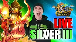 🔴 LIVE SPLINTERLANDS Silver III Stream! How Is Chaos Legion Affecting Bronze to Silver?