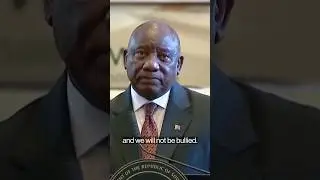 Ramaphosa Responds to Trump Broadside: We Won&rsquo;t Be Bullied