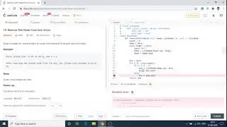Remove Nth Node From End of List Leetcode Solution | Python