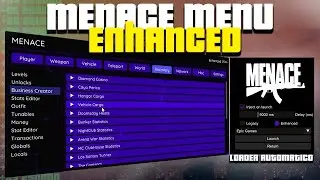 ATUALIZA&Ccedil;&Atilde;O MENACE MENU, MOD MENU COMPLETO PARA GTAV ONLINE ENHANCED, LOADER AUTOMATICO !!!