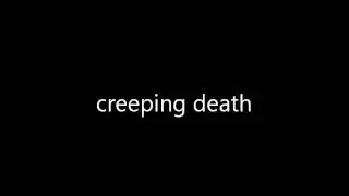 Creeping death - bass, drum vocals - Live