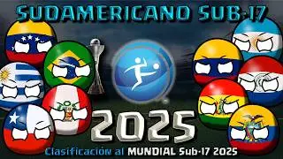 SUDAMERICANO SUB-17 2025 - Eliminatorias MUNDIAL Sub-17 2025   #countryballs