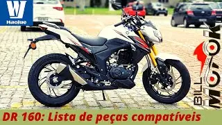 A DR 160 vive um momento delicado com a ALTA dos preços então vamos te ajudar com uma lista de peças