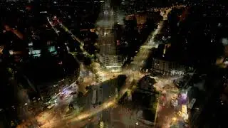 Варшавская транспортная развязка 4K Видео/Инженерное решение/Площадь Томаса Вудроу Вильсона