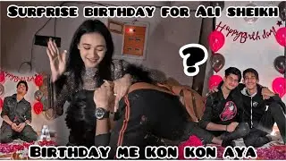 Surprise Birthday For Ali Sheikh | Zvlogs | Birthday Vlog | Sara Zayn Usama Humza