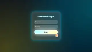 Neon Login Form With Magical Glow| HTML CSS |#coding #frontend #loginform #css #website #christmas