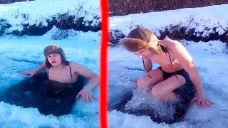 ФРОСТ ПРЫГНУЛ В ПРОРУБЬ! ИСКУПАЛСЯ В ПРОРУБИ! ИВАНГАЙ