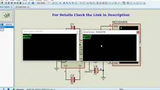 MAX232 IC Proteus Simulation - Learn to send and Receive data via Serial port