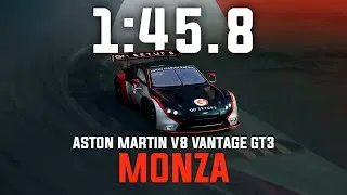 Monza 1:45.8 - Aston Martin V8 Vantage GT3 - GO Setups | ACC 1.10.3