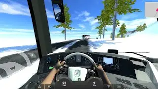 Bus Simulator Extreme Roads GamePlay |||| Bus Driving 🚌 Snowy Mountain 🏔 Road |||| 🙂