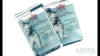 2002 Fleer ULTRA Baseball Cards 2 Retail Packs ASMR Opening