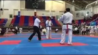 ابراهيم زكم بطولة الكأس الذهبي للكيوكوشنكايkyokushinkai تركيا 2017