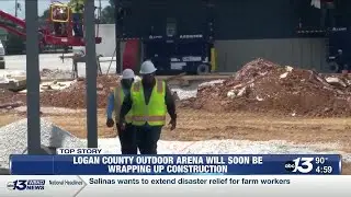 Logan County wrapping up construction on brand-new outdoor arena