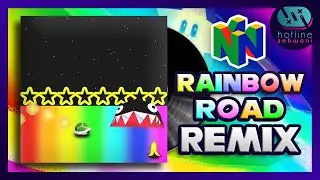 Rainbow Road Mario Synthwave Mario Kart 64 Hotline Sehwani Remix