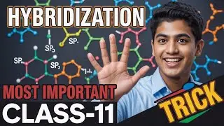 How to find Hybridization || hybridization trick || Lone pair