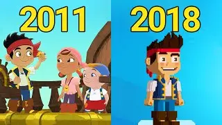 Эволюция игр Jake and the Neverland Pirates (2011-2018)