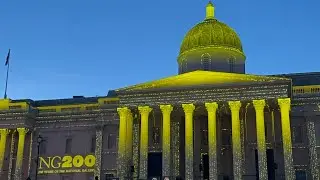 Celebrating 200 Years of The National Gallery / NG200 / Birthday Light Show / Art / London