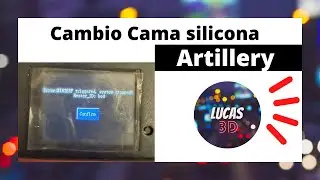 Cambio de cama silicona Artillery Genius #impresión3d #artillery