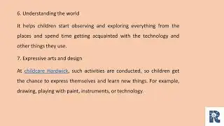 7 Important Learning Areas in Early Years Foundation Stage (EYFS)