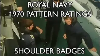 Royal Navy 1970 Pattern Ratings Shoulder Badges