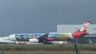 Jom layan airasia X A330 Dan A320 Berlepas Runway 32L Kuala Lumpur International airport KUL/WMMK