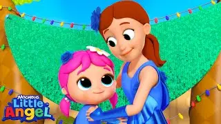 Mommy Daughter Dance Party 💖 | Little Angel | Nursery Rhymes