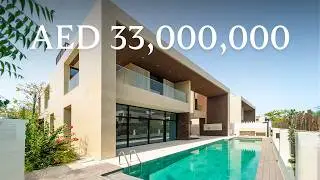 Touring a STUNNING AED 33M Villa in Al Barari with a Pool & Rooftop Jacuzzi