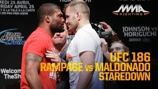 UFC 186 Weigh-Ins: Rampage Jackson vs. Fabio Maldonado