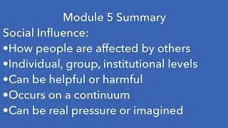 Social Influence and Group Processes Lecture Presentation
