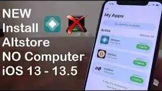 Jailbreak ios 13.5 without pc  AltStore server on iPhone fully explained in hindi must watch 😈