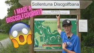 I MADE A DISC GOLF COURSE!!! 🤯