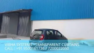 Transparent PVC Strip Curtains Installation Chennai, Bangalore, India