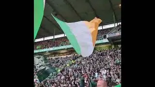 Why Celtic Glasgow fans always have Irish and Palestinian flags during their football matches?
